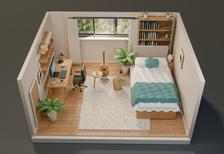 Studio room preview